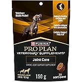 Purina Pro Plan Veterinary Supplements Dog Supplement, Joint Care Medium/Large Canine Joint Support - 150 g Pouch (1 Pack)