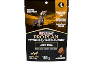 Purina Pro Plan Veterinary Supplements Joint Care Dog Supplement, Contains Glucosamine &, Medium/Large Breeds - 150 g Bag (30