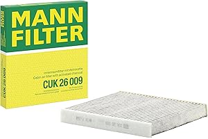 MANN FILTER MANN-FILTER CUK 26 009 Cabin Air Filter with Activated Carbon
