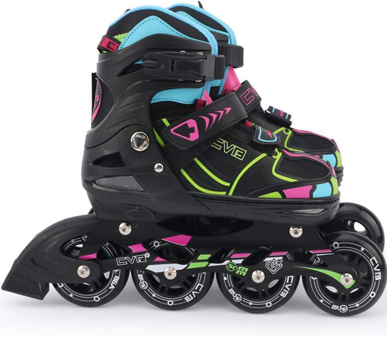 Adjustable Inline Skates, Fun Rollerblades for Children and Adults