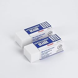 Pentel Hi-Polymer Block Eraser, Small, Box of 48