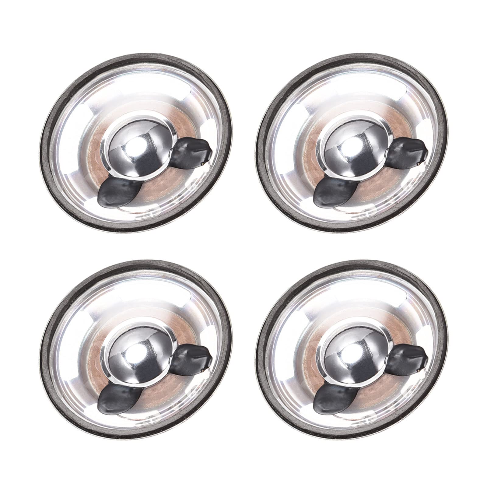 DMiotech 4Pack 3W 4 Ohm 50mm Diameter Magnetic Speaker Round Type Internal Loudspeaker for DIY Home Speaker