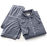 BOLL & BRANCH Women's Soft Knit Long Sleeve & Pants Pajama Set