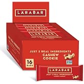 Larabar Cashew Cookie, Fruit &amp; Nut Bars, 16 ct, 27.2 oz | Gluten-Free, Vegan, Soy Free, Non-GMO, No Sugar Added, 2 Simple Ingredients: Cashews &amp; Dates