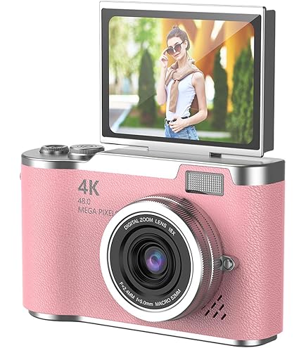 Amazon.com: 4K Digital Camera for Photo, Portable Retro Camera