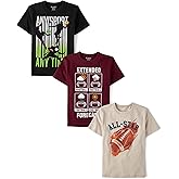 The Children's Place Boys Sports Short Sleeve Graphic T-Shirts, Multipacks
