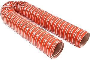 NOWBALL 2in Automotive Air Ducting Hose, 2 Meter-6.6 Feet, 2" Silicone Flexible Brake Cooling, 2in Air Duct Induction Intake Pipe Hose, Dryer Vent Hose for Air System