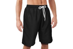 Scotamalone Mens Swim Trunks Swimming Shorts Swimwear Bathing Suits Quick Dry 11 Inch with Mesh Lining