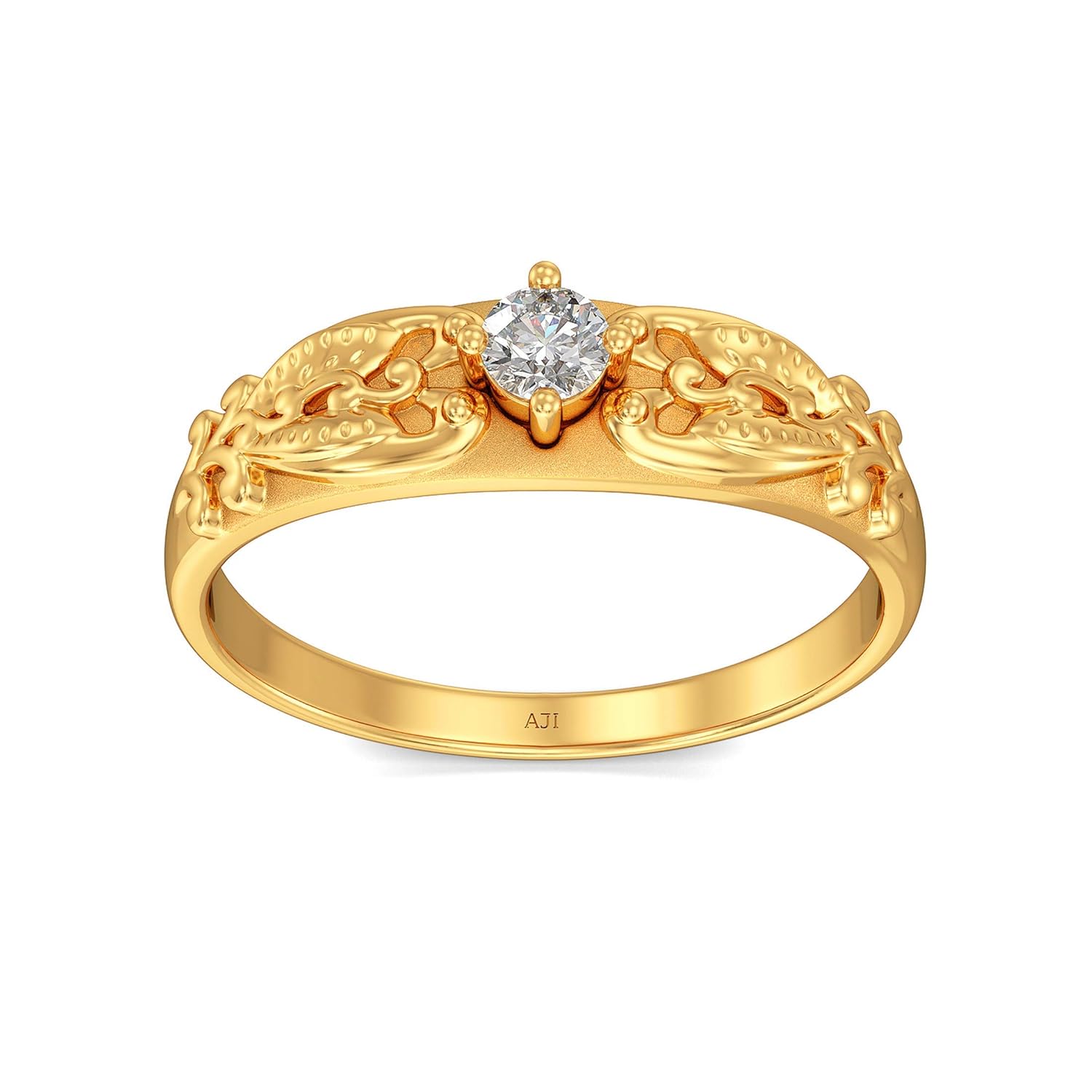 Buy Joyalukkas Impress Collection 22k Yellow Gold Ring For Men At Amazon In