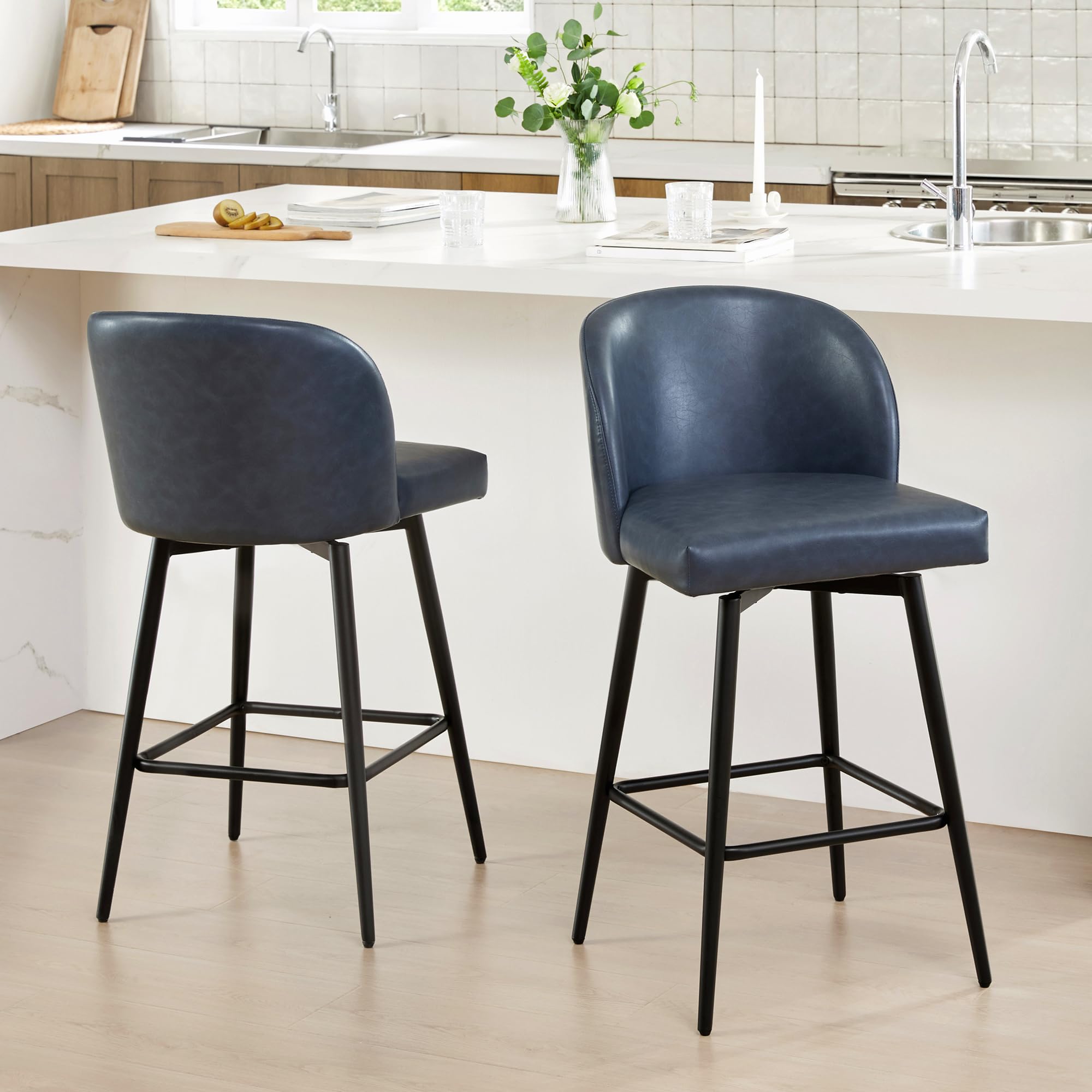 Watson & Whitely Counter Height Bar Stools Set of