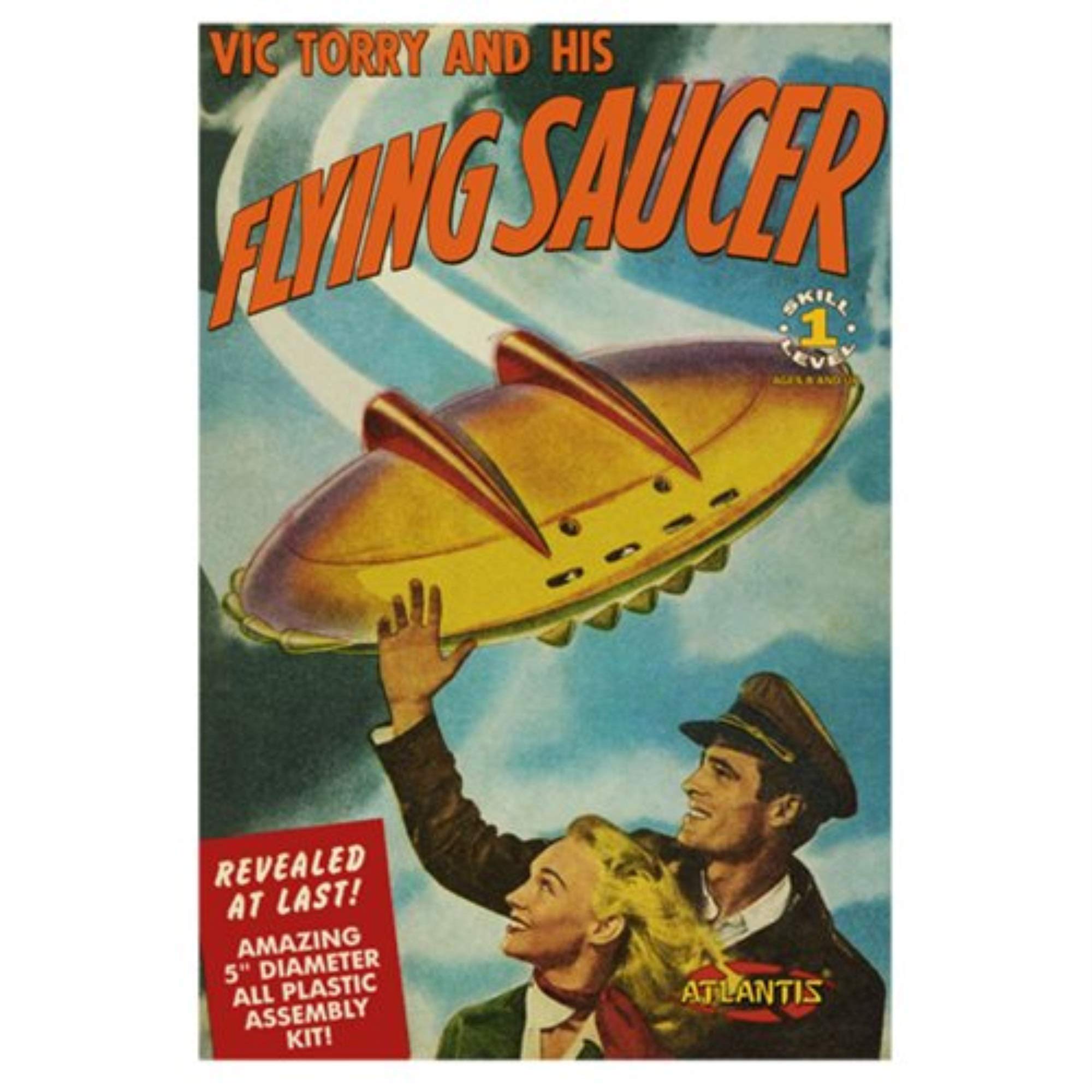 Atlantis AMC1009 Vic Torry and his Flying Saucer UFO, Multi