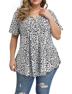 plus size flowy tunic tops