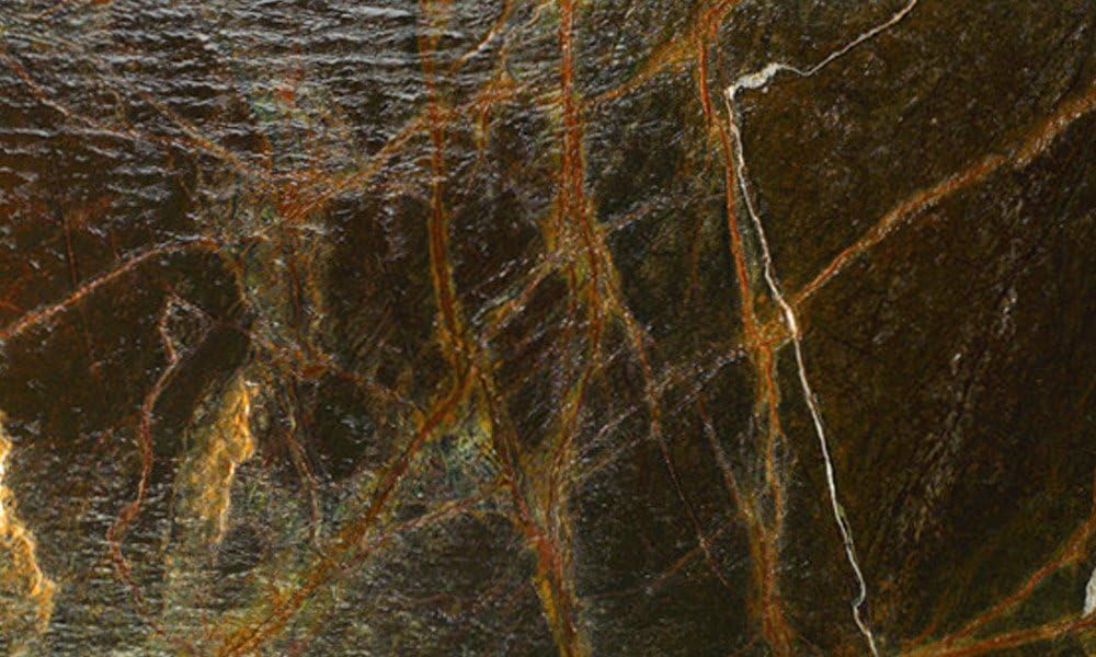 Whispering Creek Water Feature with Antique Bronze Trim and Square Edges (Green Marble): Home & Kitchen