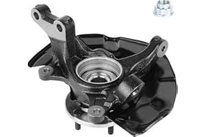 AEAGLE Front Right Steering Knuckle & Wheel Bearing Hub Assembly for Toyota Sienna 2004-2010, 698-424, 698424, 4321108010, 435020E030, 47781-08020, 90080-36193, Only for FWD, Passenger Side