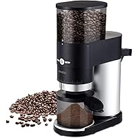 ENZOO Burr Coffee Grinder, Conical Electric Coffee Bean Grinder with Detachable Design for Easy Cleaning, Portafilter…