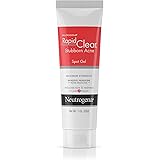 Neutrogena Rapid Clear Stubborn Acne Spot Treatment Gel with Maximum Strength 10% Benzoyl Peroxide Acne Treatment Medication,