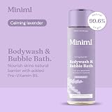 Miniml Natural Body Wash & Bubble Bath Calming Lavender 400ml view 2