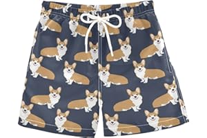 visesunny Boys Surfing Board Shorts Quick Dry Boys Swim Shorts Toddlers Swim Trunks Size from 2T to 14/16