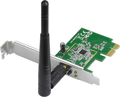 ASUS PCE-N10 Wireless N PCI-E Card 150Mbps Wi-Fi Adapter Windows Linux WPS