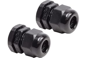 FASTRONIX SOLUTIONS Fastronix 2 Pack Weatherproof Grommets for Wire Bundle Diameter 0.27"-0.45" Size PG 13.5