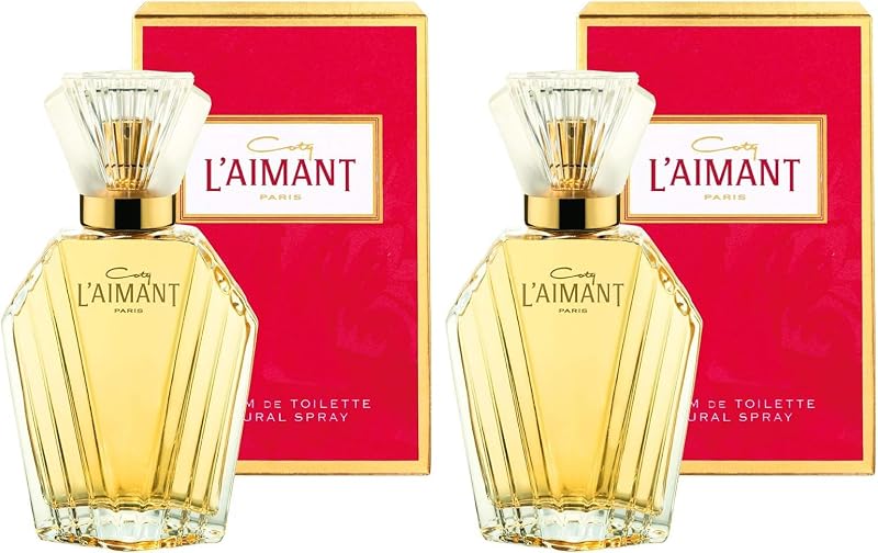 L'Aimant by Coty Parfum de Toilette 50 ml Pack of 2