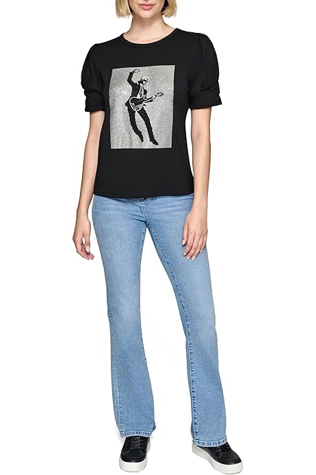 KARL LAGERFELD JEANS Vestido De Punto En Negro | ABOUT YOU