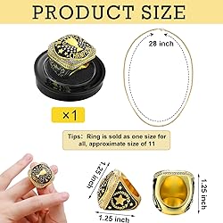 Highergo 1 PC Champion MVP Rings with Display Stand