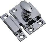 Harmac House Chrome Turn Catches 2 Pack Twist Door Locks Cupboard Cabinet view 3