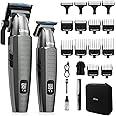 Ufree Professional Hair Clippers for Men, Clippers and Trimmers Set, Barber Clippers, Electric Hair Trimmer with Barber Bag, Gifts for Men