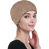 Lace Beanie Sleep Caps Head Coverings for Women Hair Loss