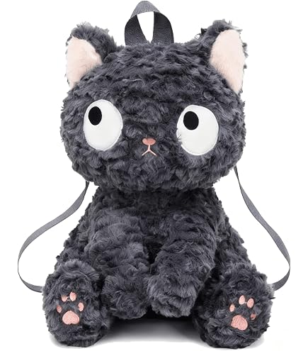 Amazon.com: IYOOCSS Black Cat-Shaped Backpack-Novelty  display picture 1