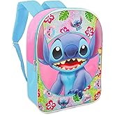 Disney Stitch Stitch And Angel 16 Inches Backpack