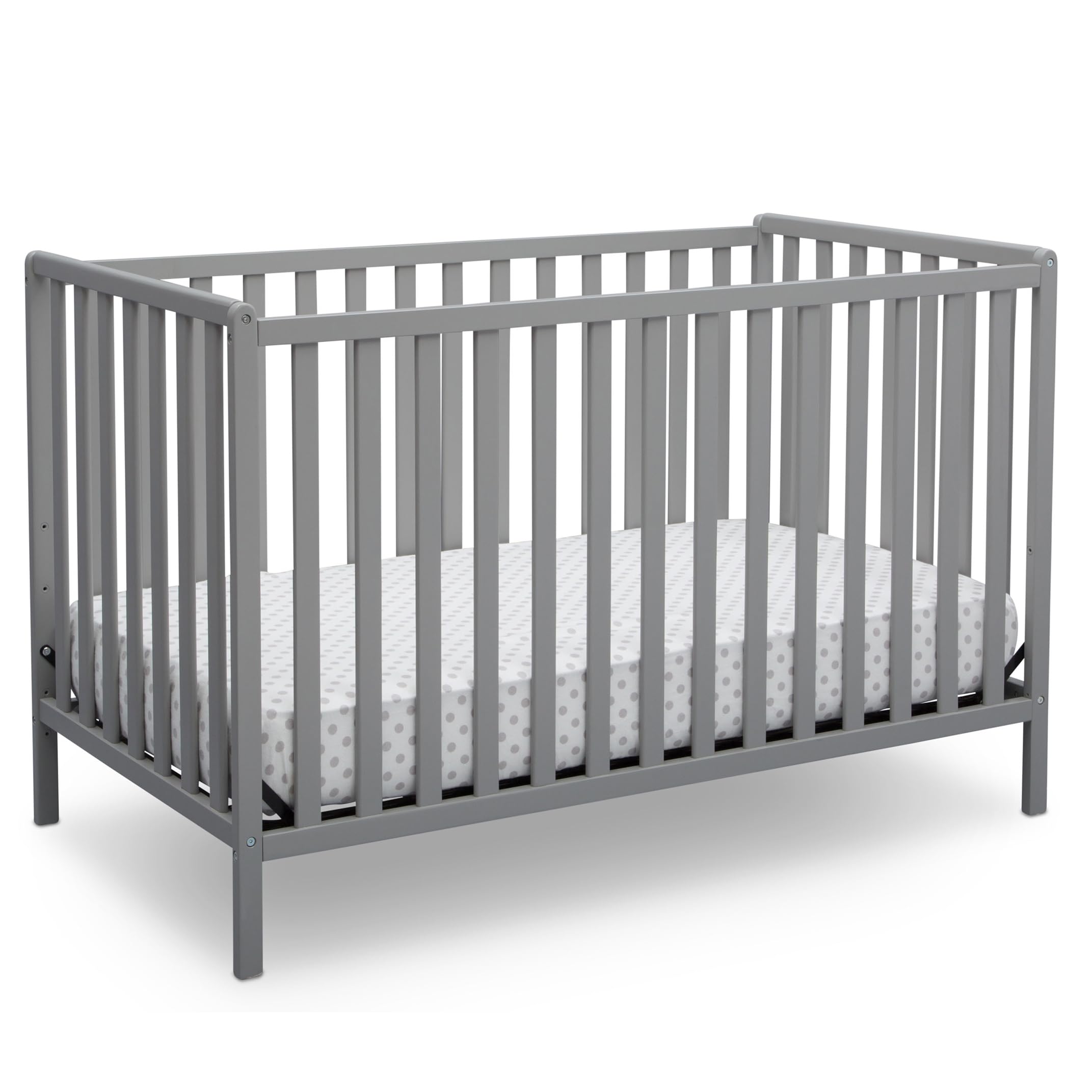 Photo 1 of ** see note **Delta Children Heartland 4-in-1 Convertible Crib - Greenguard Gold Certified, Grey