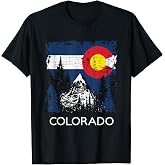 Colorado Flag Mountain T-Shirt