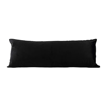 Soft Micromink Faux Fur Body Pillow Cover Black, Nigeria Ubuy