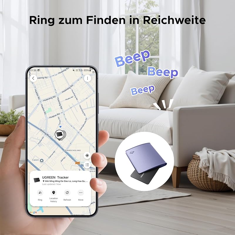 FineTrack Slim S Tracker Kompatibel mit Samsung SmartThings