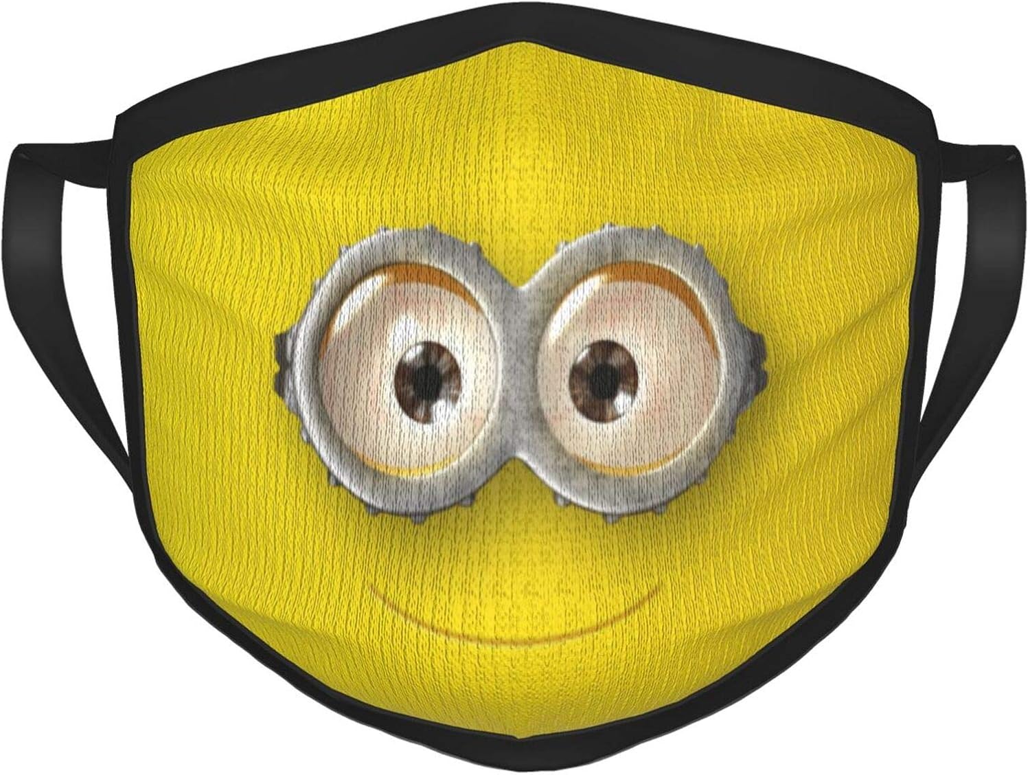 Beautiful& CuteMinions Adult Black Border MaskPortable Face