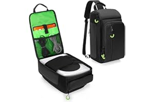 PGmoon Travel Carrying Case Compatible with Xbox Series S Console, Sling Crossbody Bag with Padded Fixing Strap for Console, 