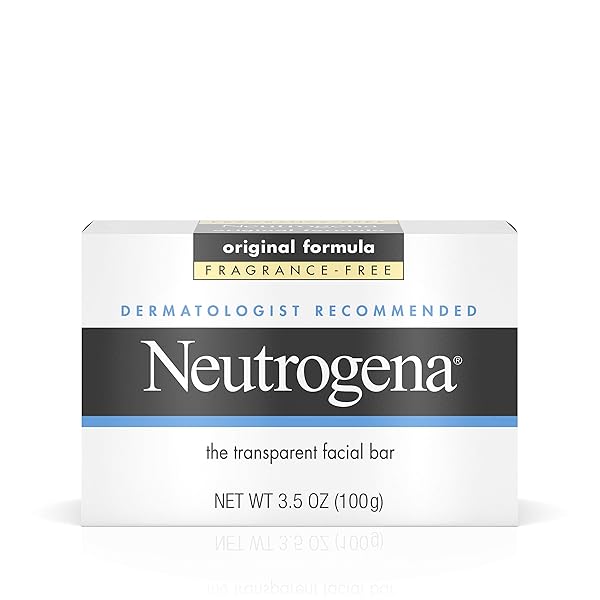 NEUTROGENA FACE CLEANSING BAR – FRAGRANCE FREE – 3.5 OZ
