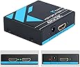 4K HDMI Splitter, Takya 1x2 HDMI Splitter Ver 1.4 Certified for 4k x 2K & 3D Support (One Input To Two Outputs)