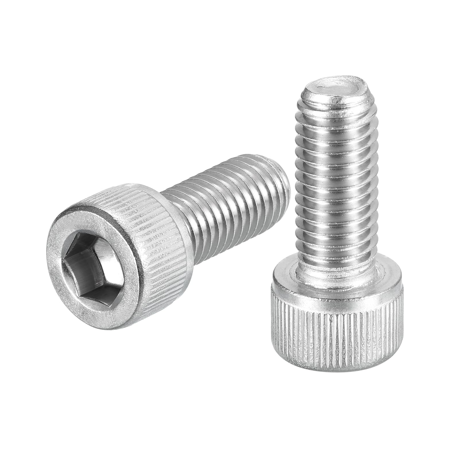uxcell Hex Socket Bolts (M10-1.5x25), 304 Stainless Steel Hex Socket Drive Screw, Silver Tone, 15 Pcs โ image 1