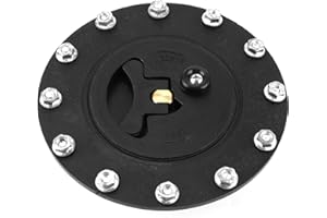 KIMISS Fuel Cell Gas Tank Filler Cap, Universal Twist Cover with Flame Resistance, Fitting for Gas Tank Filler Plate, Car Acc