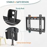 ELIVED Fixed TV Wall Bracket Ultra Slim 23-42in VESA 75x75-200x200 view 3