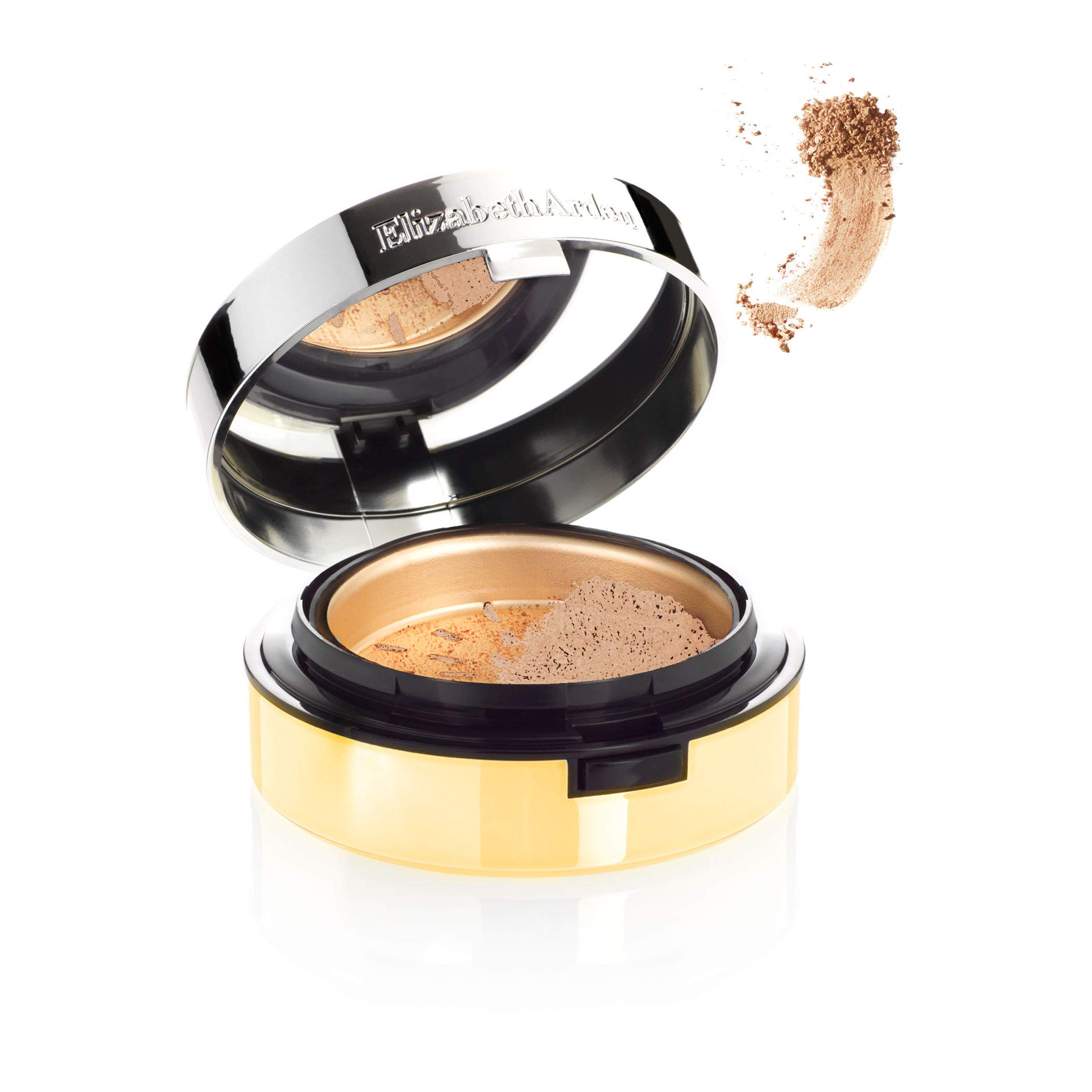 Elizabeth Arden Pure Finish Mineral Powder Foundation in Shade 2, 8.33g, Non-Drying, Skin-Brightening Powder, Sheer to Full Coverage, for Normal to Oily Skin