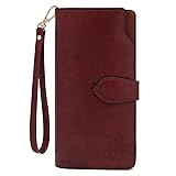 FOXLOVER Womens Wallets Large Capacity Credit Card