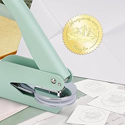 OFCCUSTOM Book Embosser Custom Embosser Stamp with