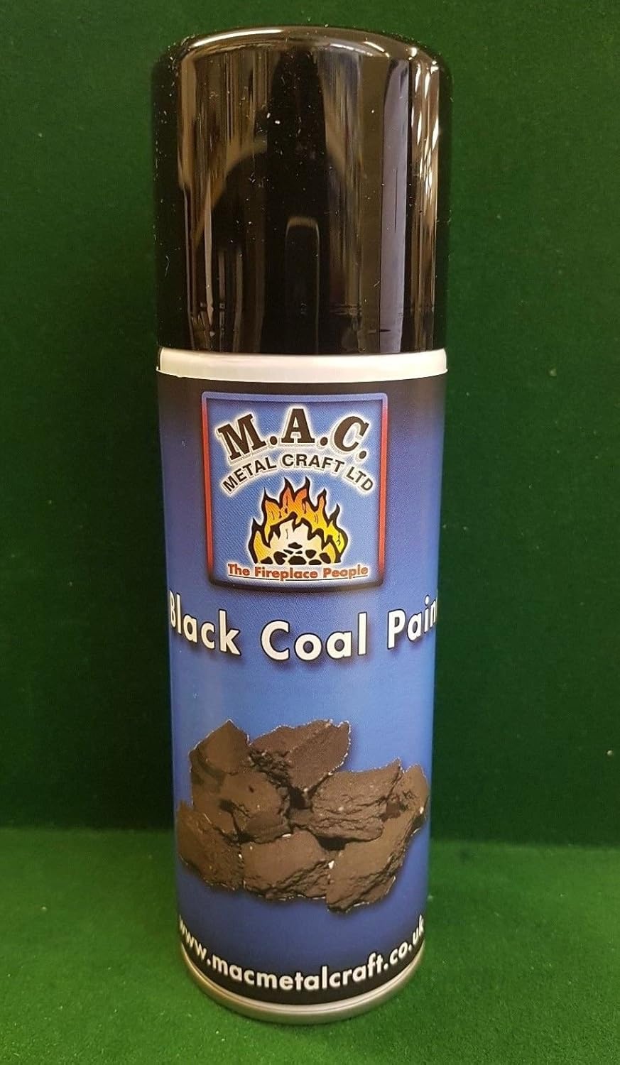 MAC BLACK GAS COAL SPRAY PAINT REJUVENATES FIRE COALS 200ml Amazon.co
