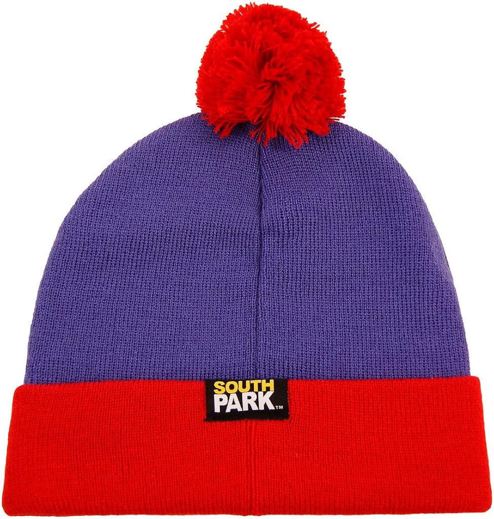 South Park Stan Marsh Cosplay Knit Beanie Hat Purple, Red: Clothing