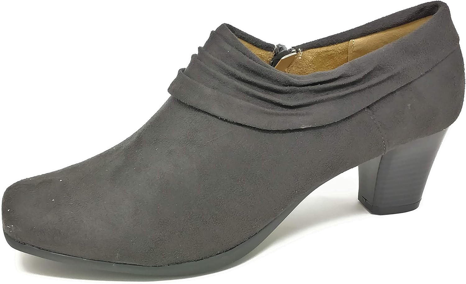 Anabelle Ladies Teens Girls Stylish Faux Suede Grey Shoe Anabelle Ladies Teens Girls Stylish Faux Suede Grey Shoe