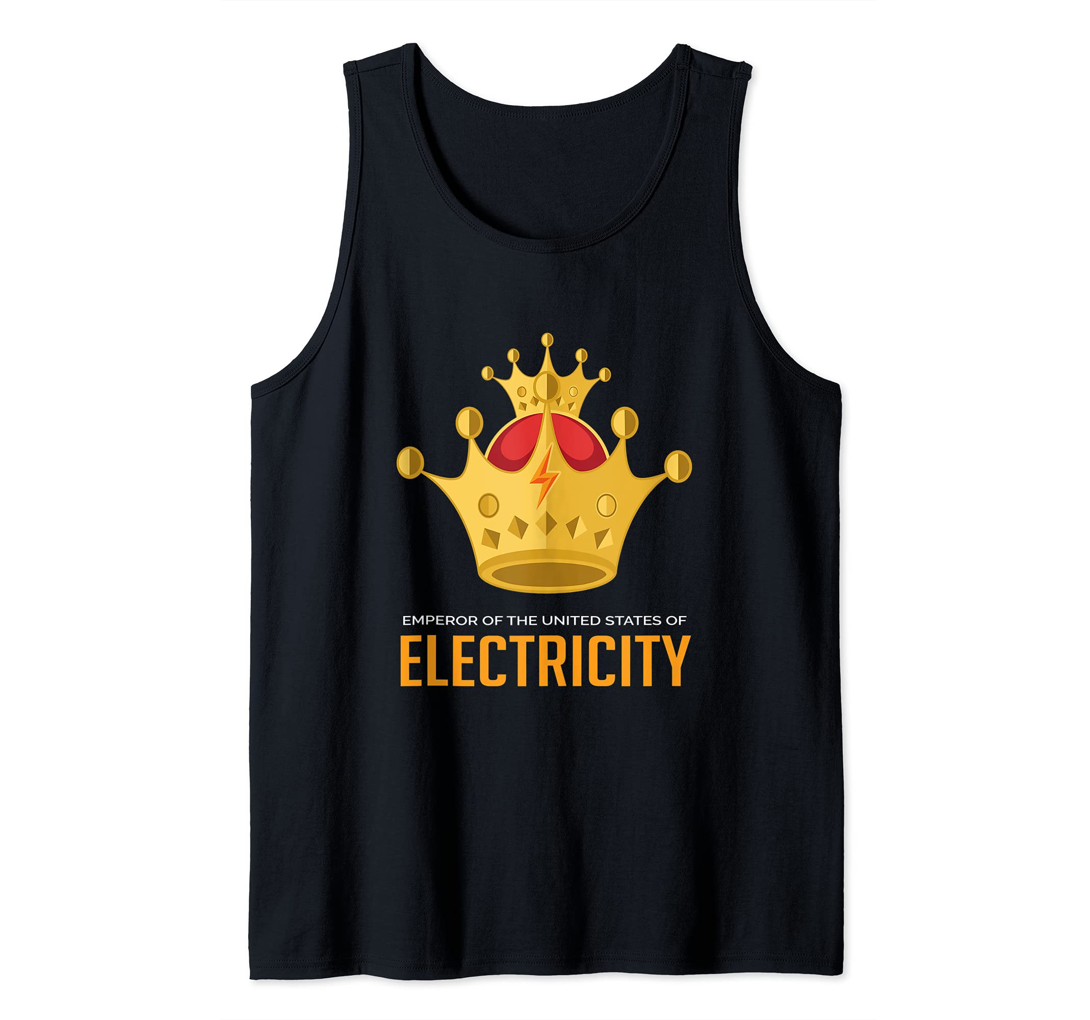 Emperor of the United States of Electricity Electrician Tank Top